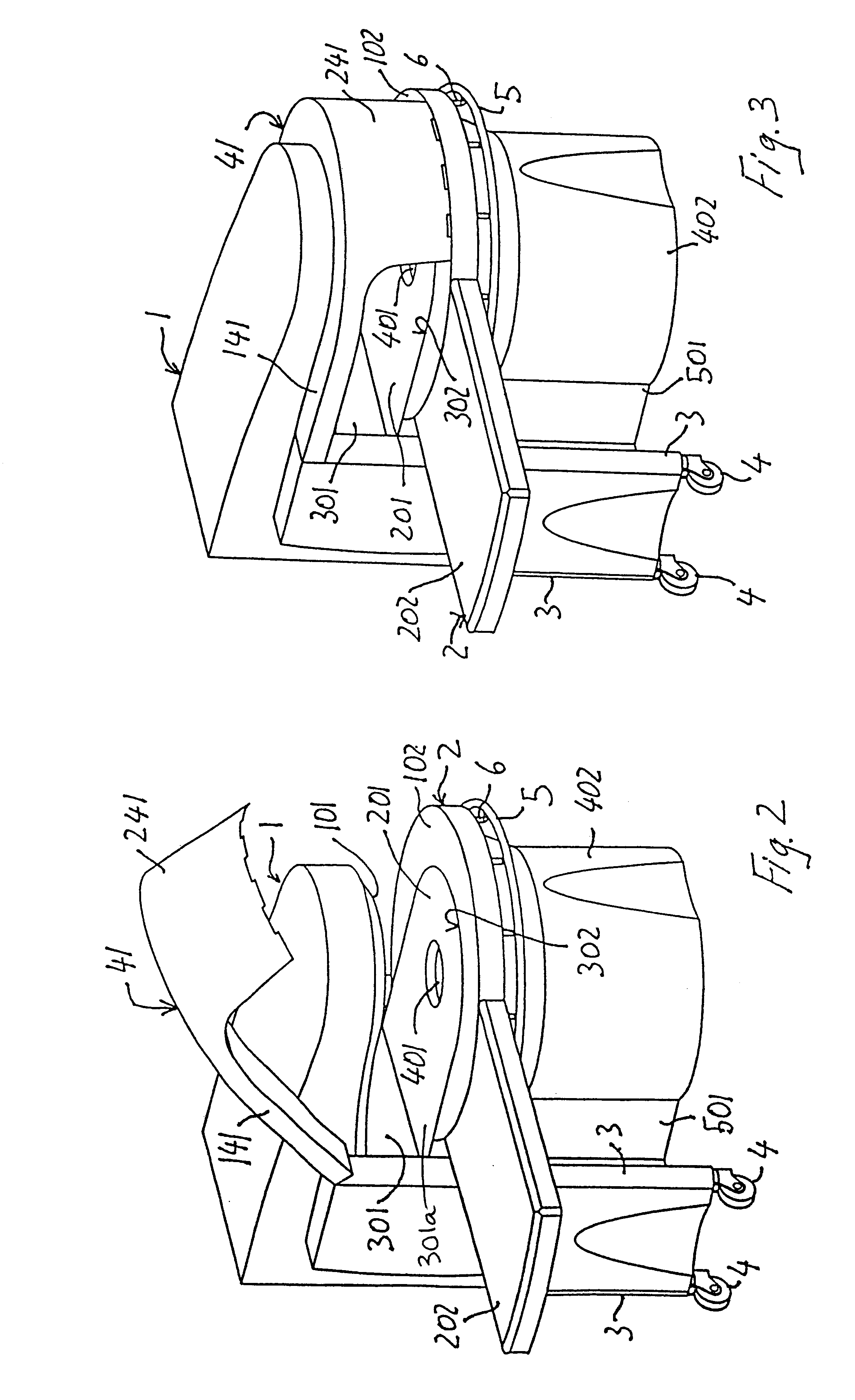 Patient table in combination with biomedical apparati like magnetic resonance imaging machine