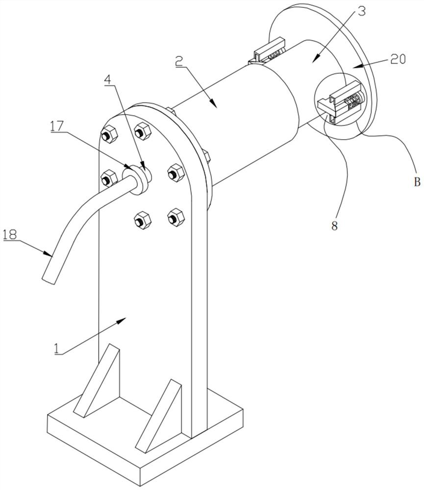 A positioning mechanism for processing large-size logs for agriculture and forestry