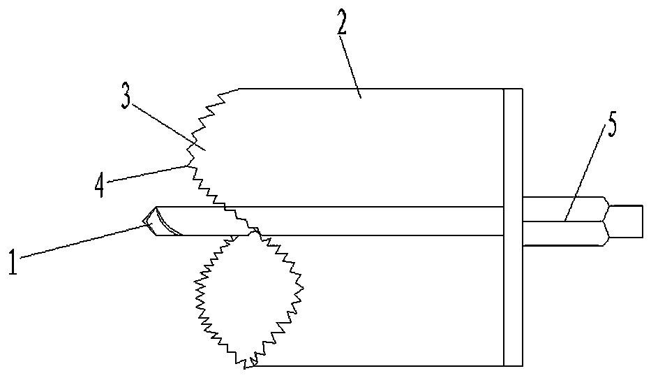 Anti-blocking punching device