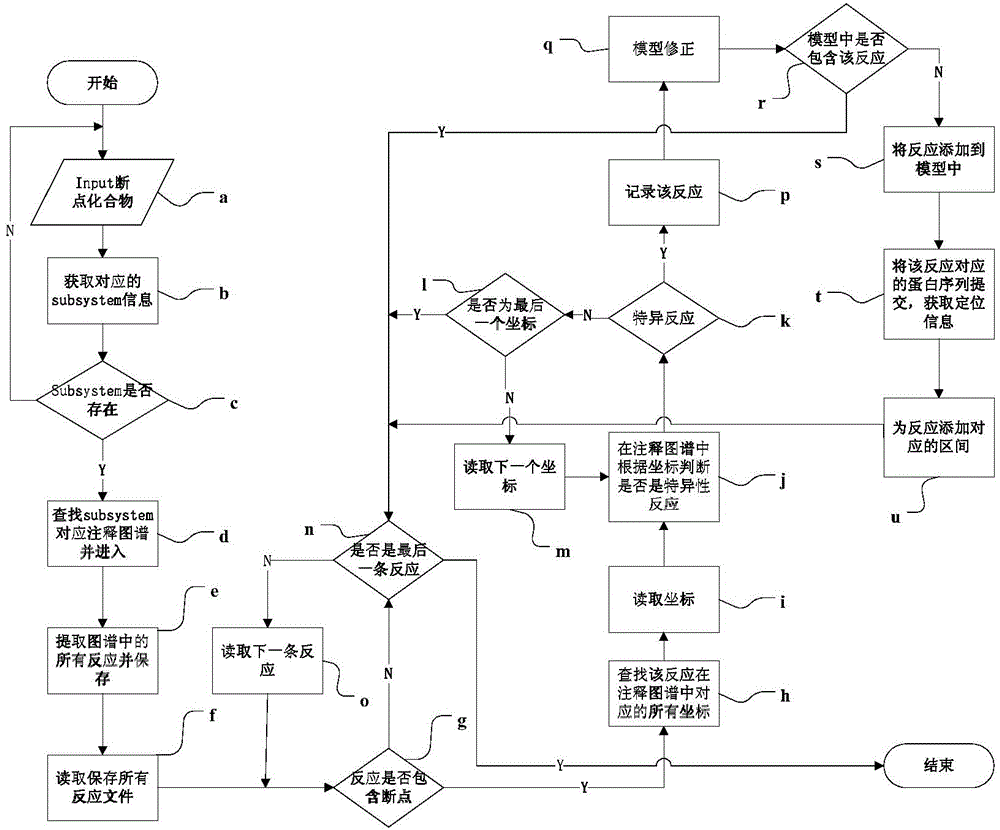 Automatic genomic metabolic network model modifying method