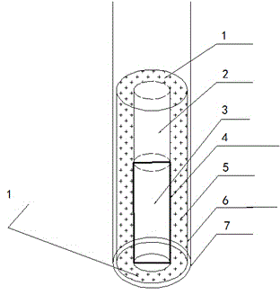 Radial vacuum spaced charging device with active pressure relief