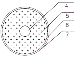 Radial vacuum spaced charging device with active pressure relief