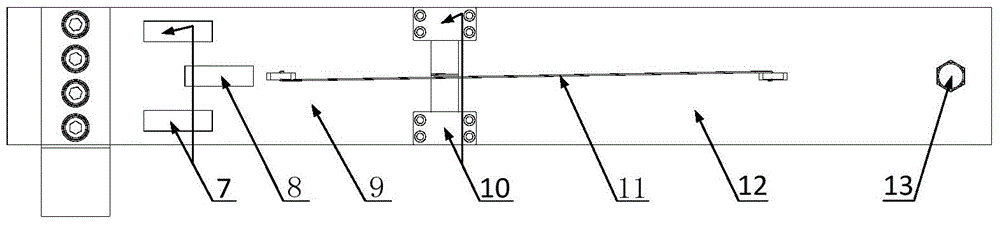 Vibration measurement and control device and method of rotary flexible hinge beam