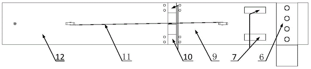 Vibration measurement and control device and method of rotary flexible hinge beam