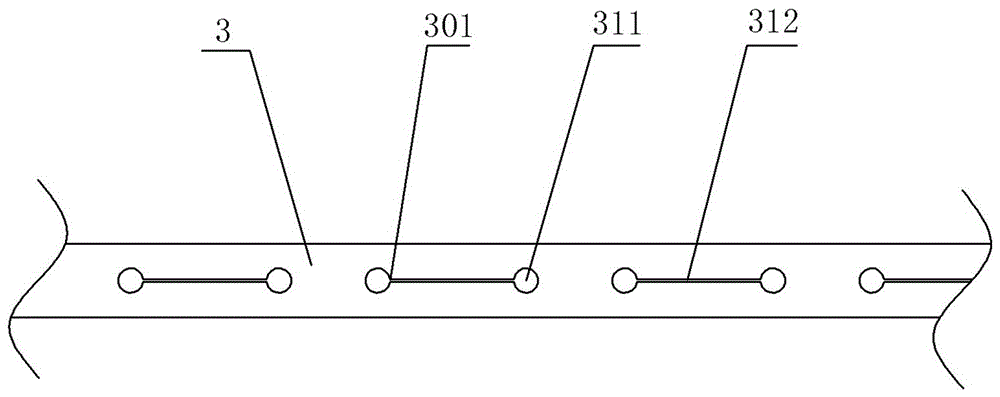 Automatic paper threading device at the operating side of the reel