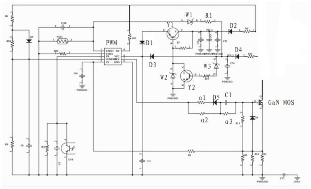 GaN charger control circuit