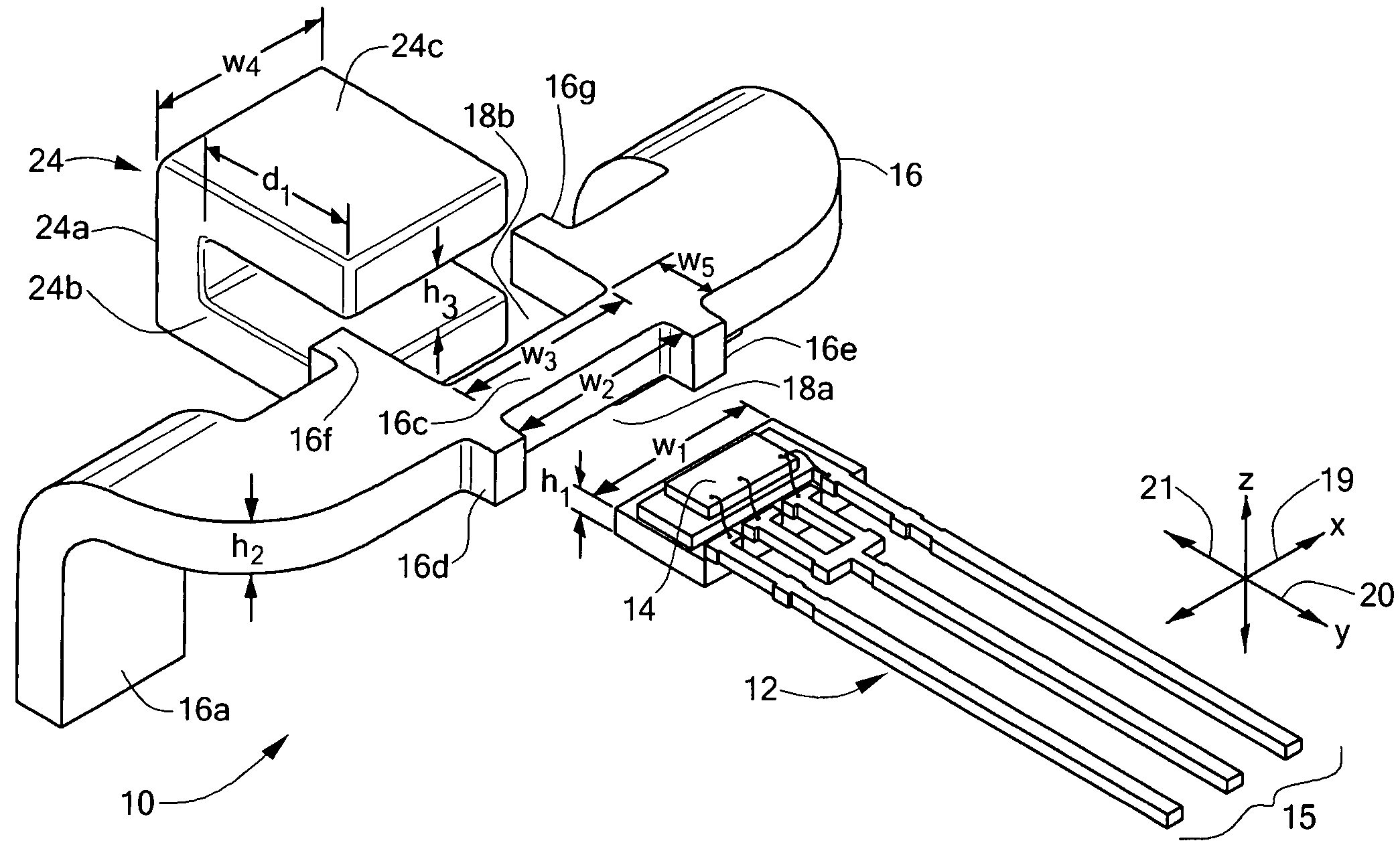 Integrated current sensor