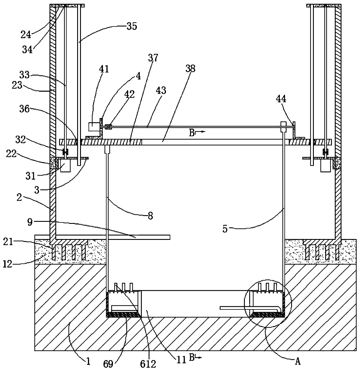 Cleaning system of aquaculture excrement of soil-texture pond