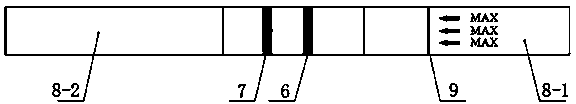 Test strip for quickly detecting oxolinic acid and preparation method thereof