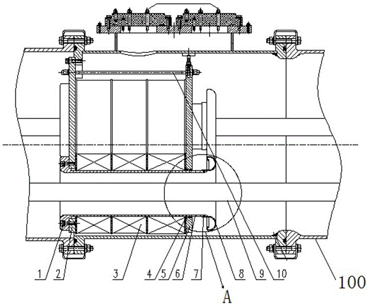 Shielding cylinder structure, shielding cover thereof and current transformer using shielding cylinder structure