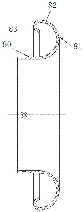 Shielding cylinder structure, shielding cover thereof and current transformer using shielding cylinder structure