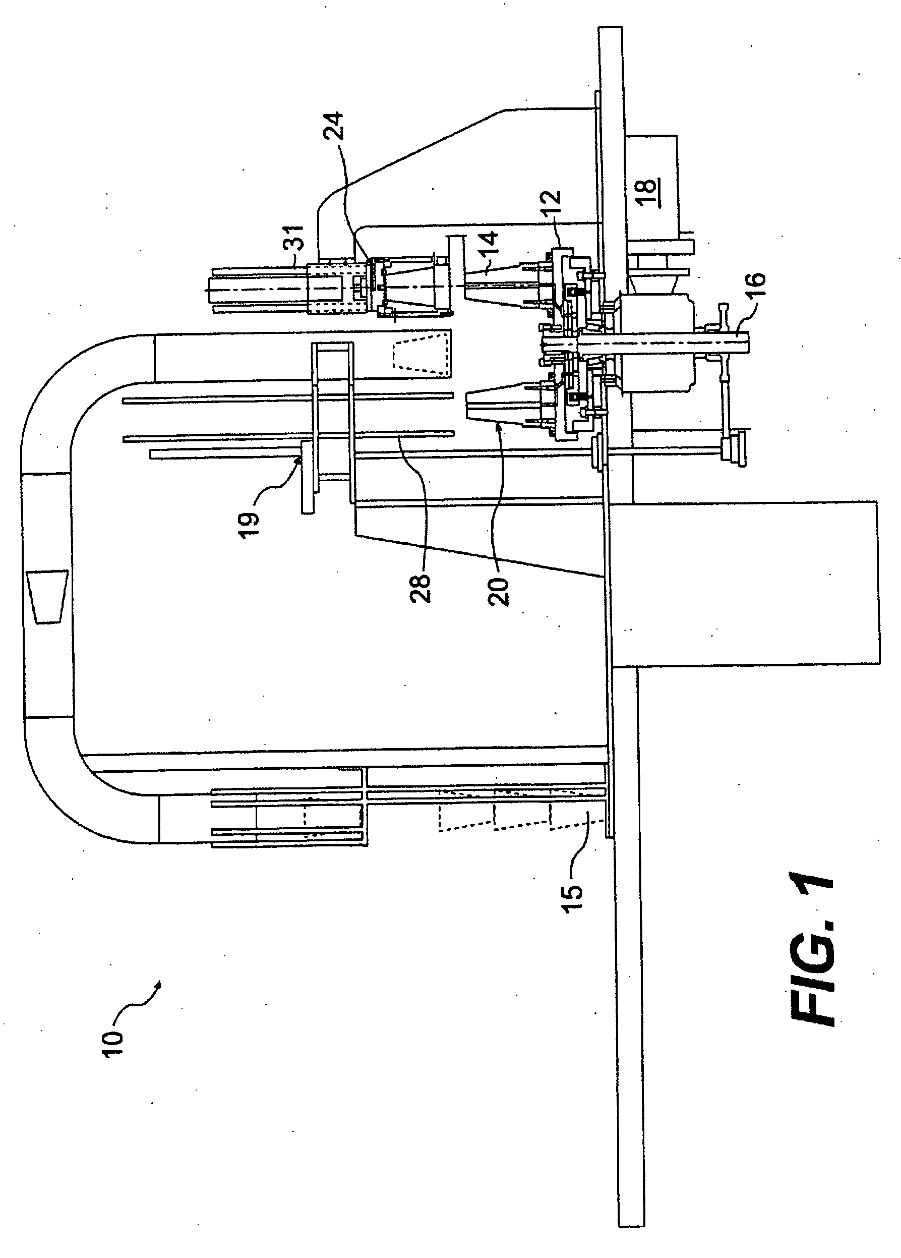 Method and apparatus for producing labeled, plastic foam containers, and product of same