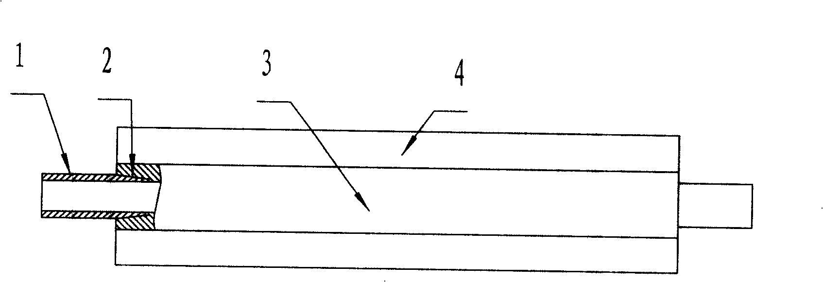 Graphite longitudinal fin flue gas heat exchange tube and its manufacture method