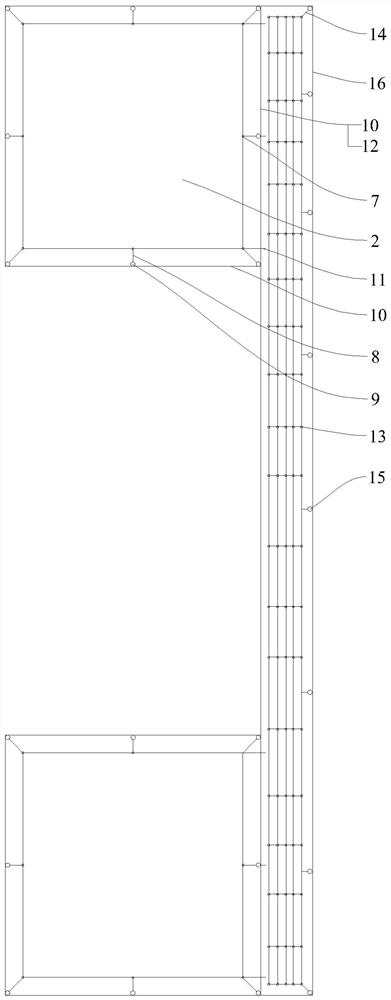 A construction method for a rockfall retaining structure on a slope dangerous rock