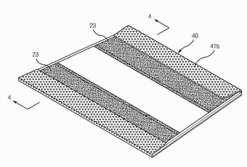 Protective pad of main pad for steam cleaner