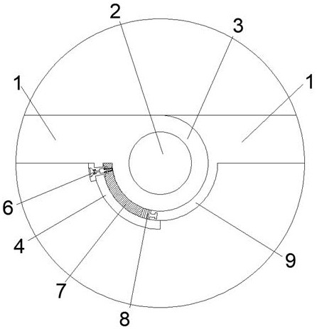 A hinge with double buffer structure