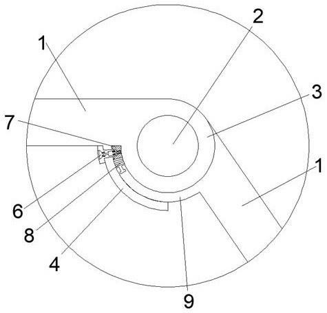 A hinge with double buffer structure