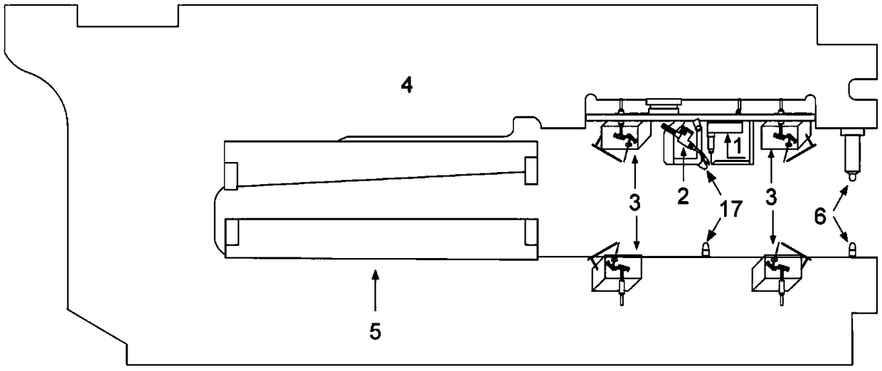 Cleaning and welding integration device for black volume endless rolling