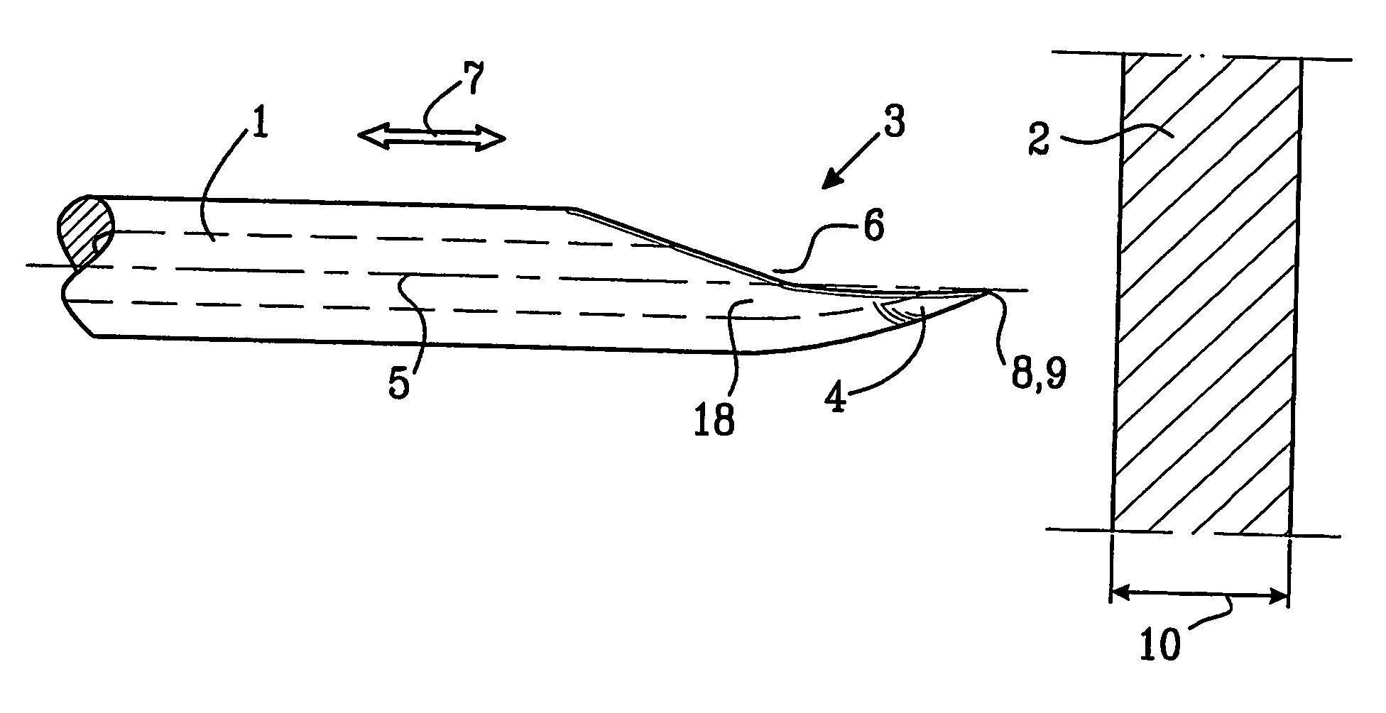 Needle for penetrating a membrane