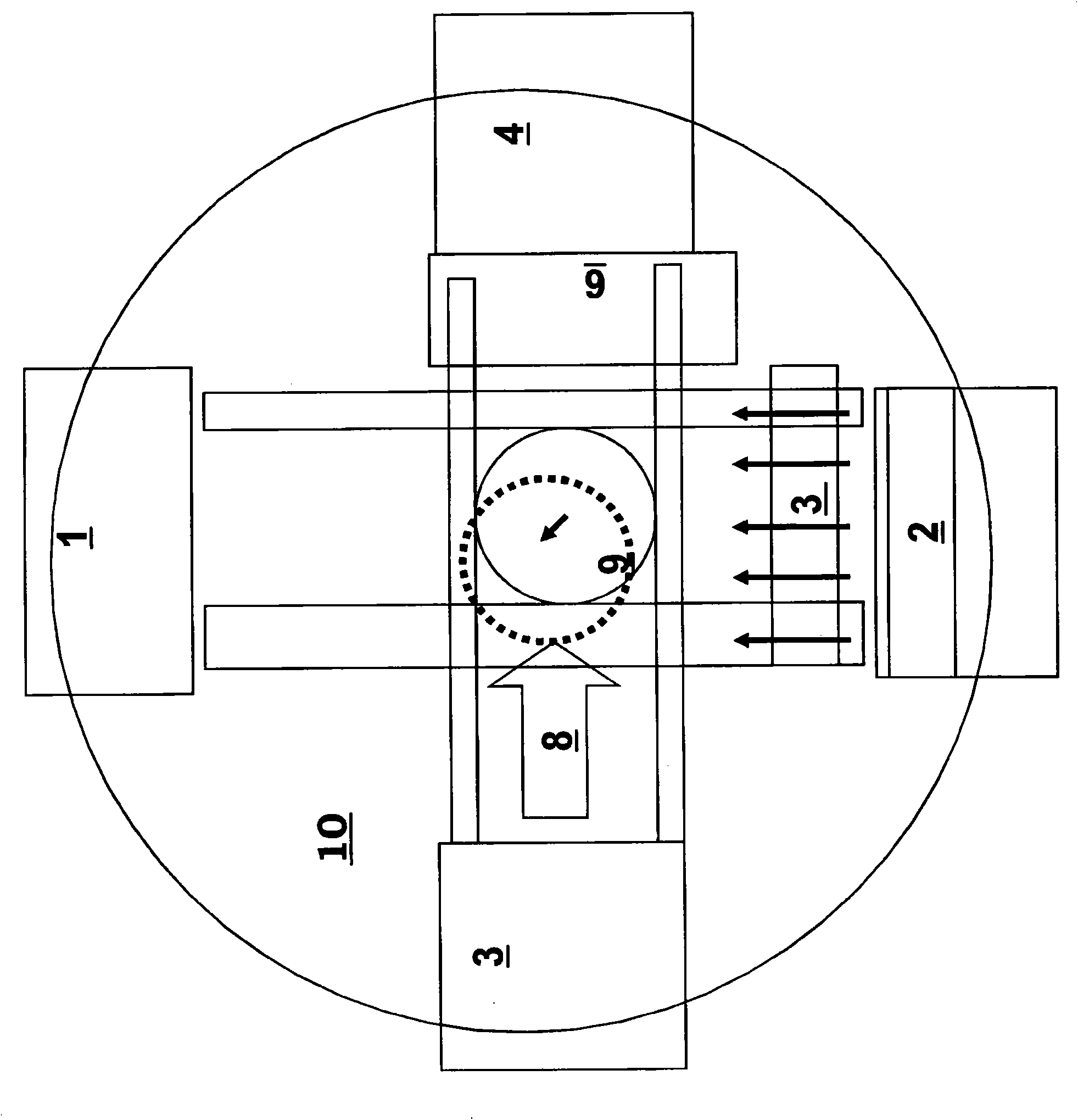 Manipulator robot and associated control for fine positioning of the terminal end