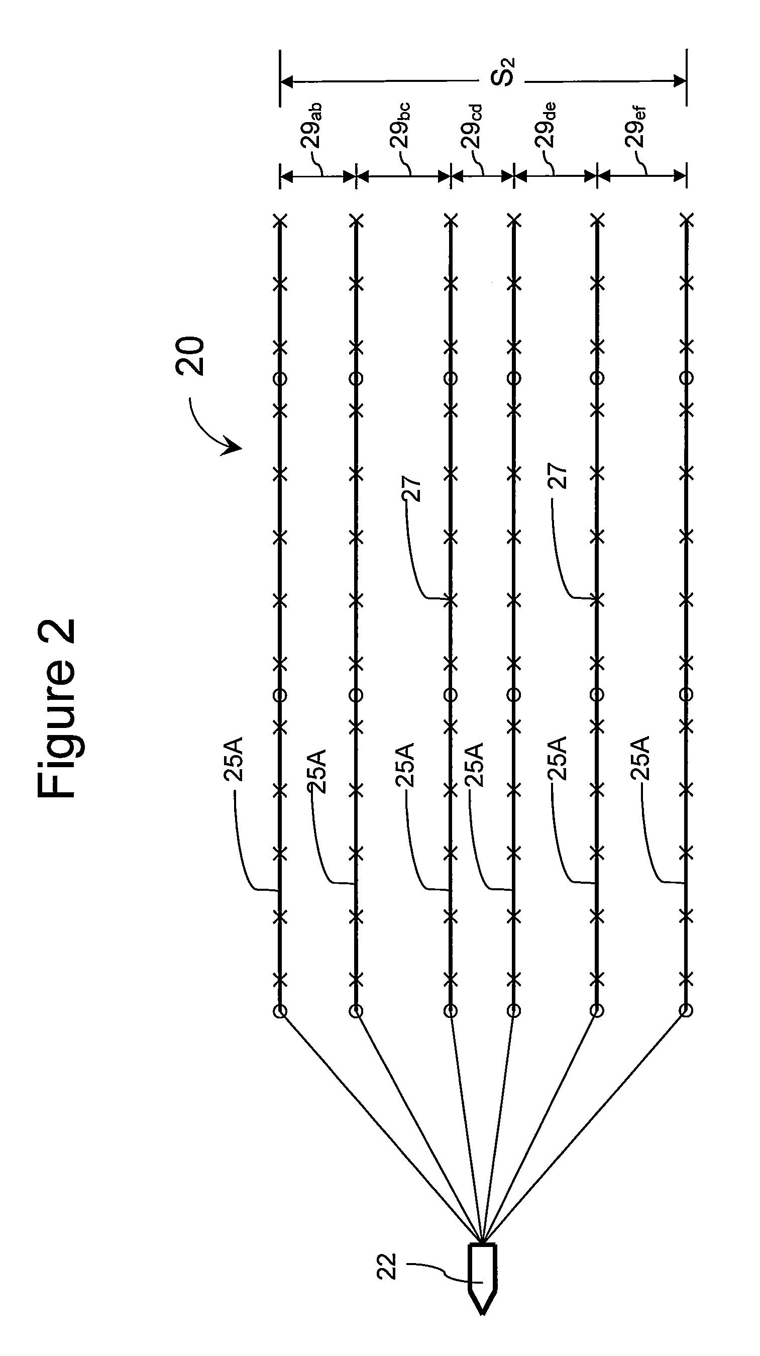 Marine seismic data acquisition using designed non-uniform streamer spacing