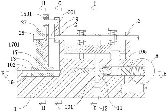 A crankshaft drilling and clamping device