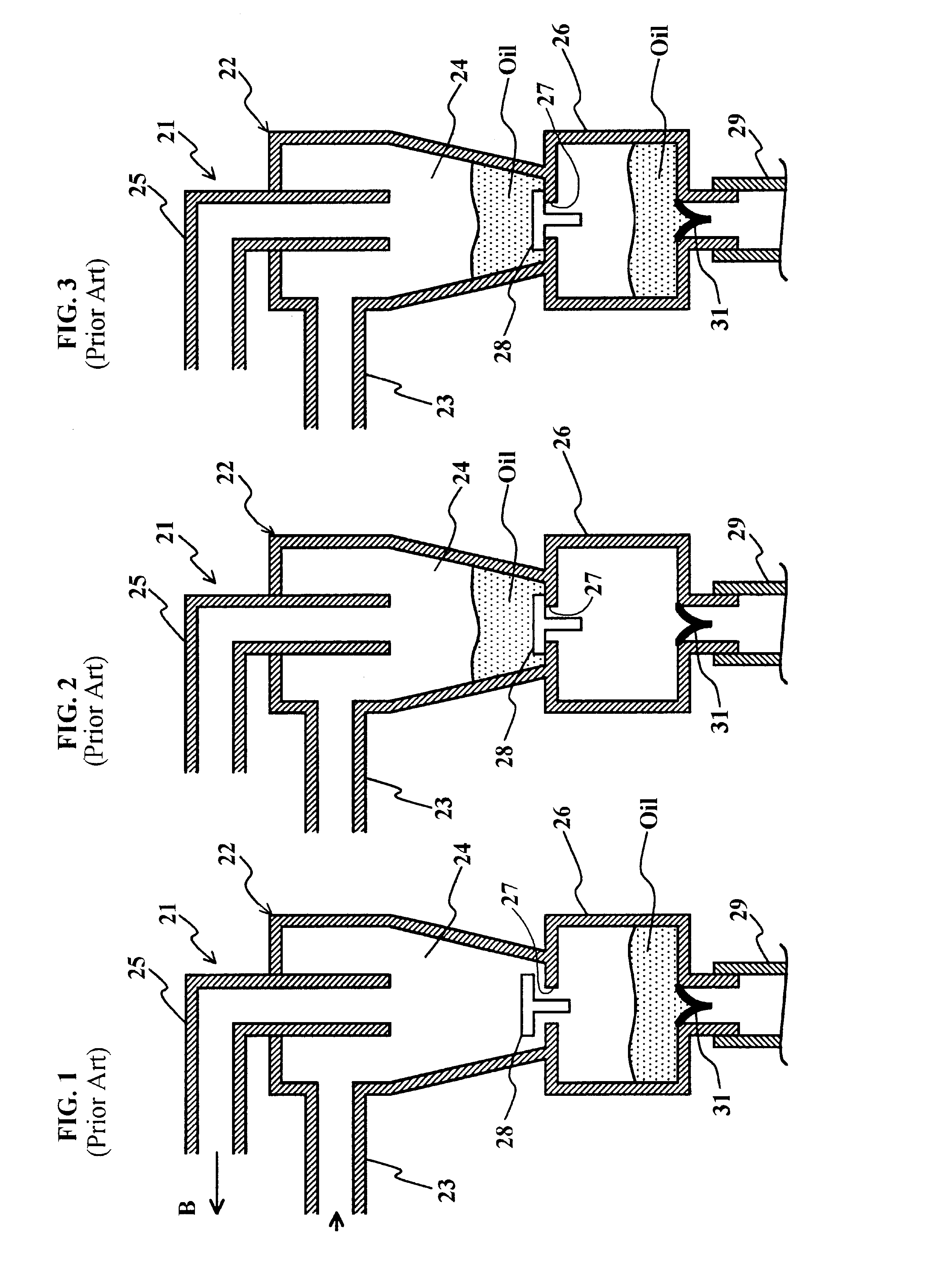 Blow-by gas separator