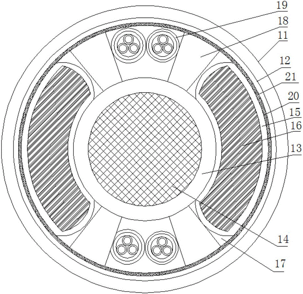 Oil well alloy superconducting wax and pressure-measuring and temperature-measuring device