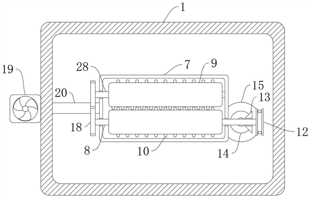 Sunflower seed threshing and separating integrated equipment