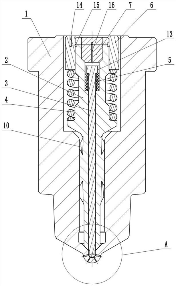 Novel needle valve matching part