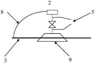 Lightning conductor high-voltage power-obtaining system and power-obtaining method