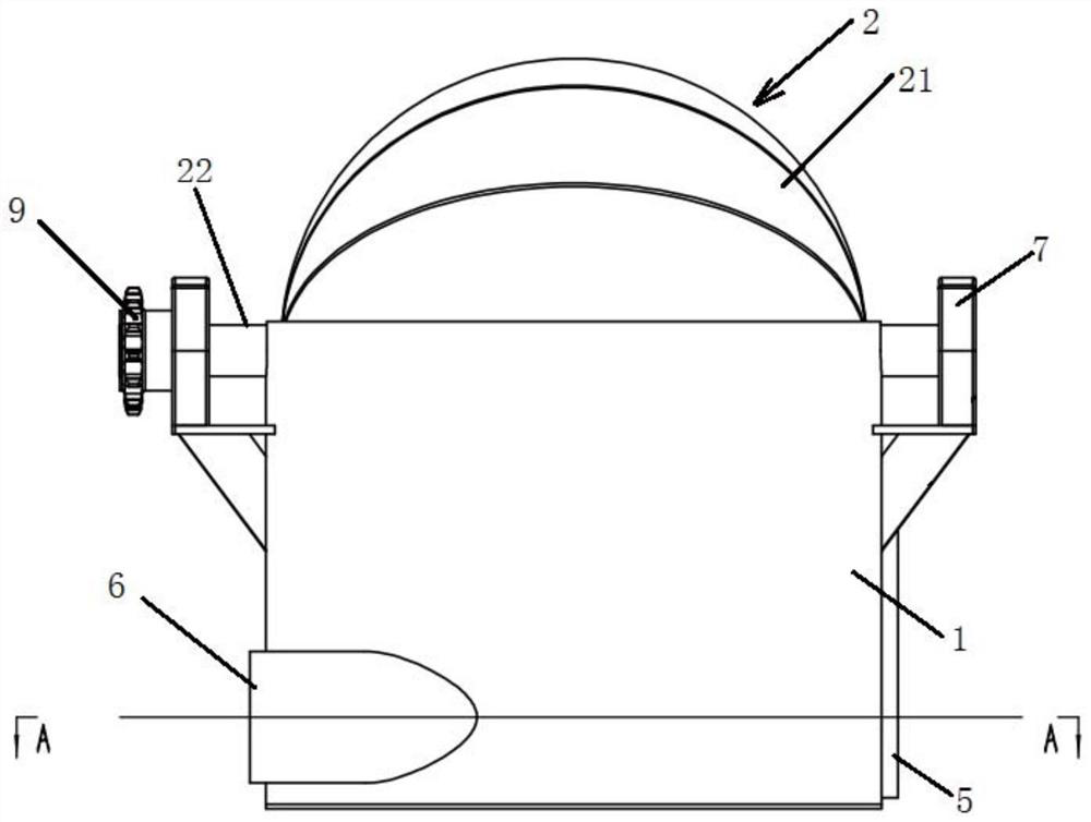 Closed-air crusher for artificial snow making