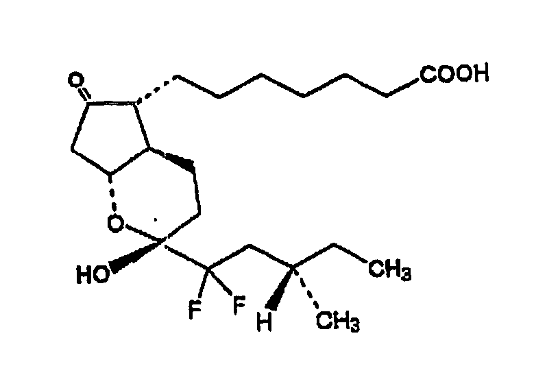 Enteric coated composition comprising prostaglandin analogs as chloride channel opener