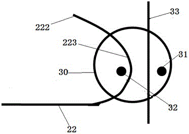 Double-wall type ribbed stone cutoff wall and construction method thereof