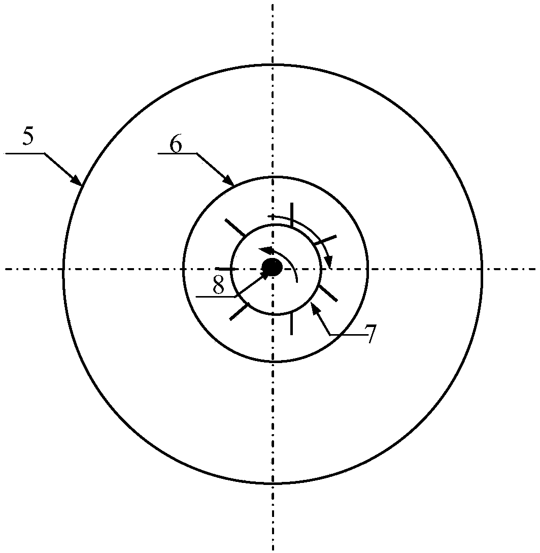 A sedimentation sludge reflux coagulation aid and coagulation nucleation clarification device