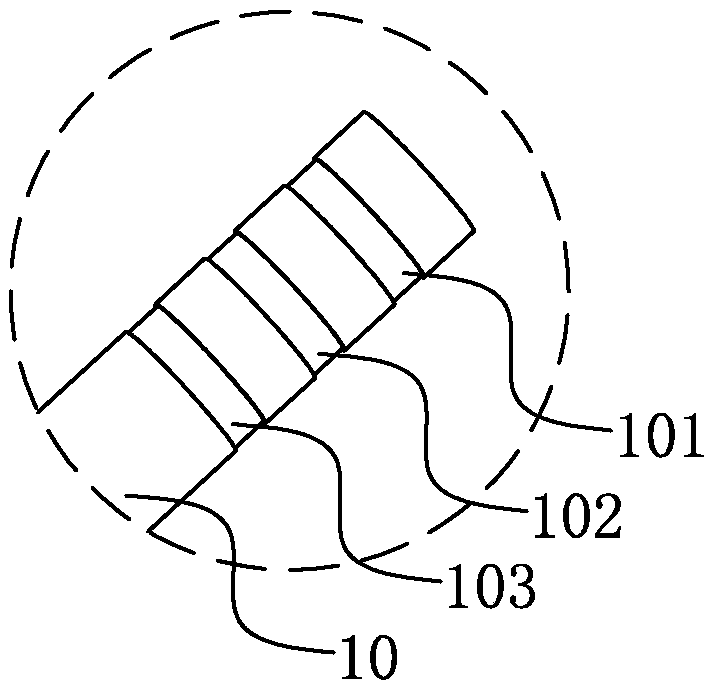 Ejector pin exhausting structure