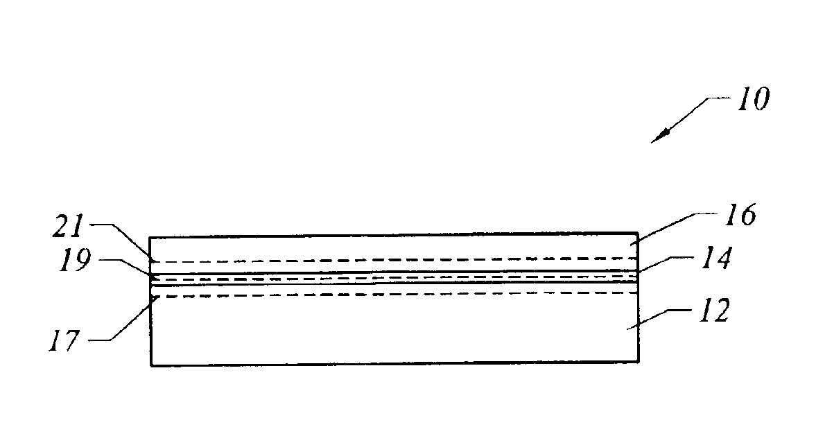 Gettering technique for wafers made using a controlled cleaving process