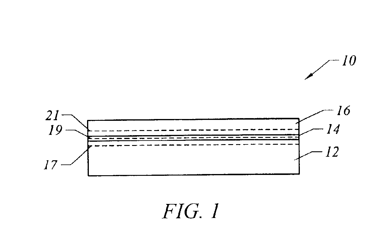 Gettering technique for wafers made using a controlled cleaving process