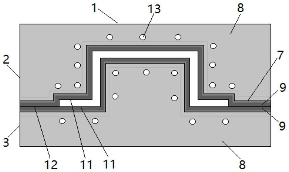 A kind of additive manufacturing method of copper/steel composite injection mold