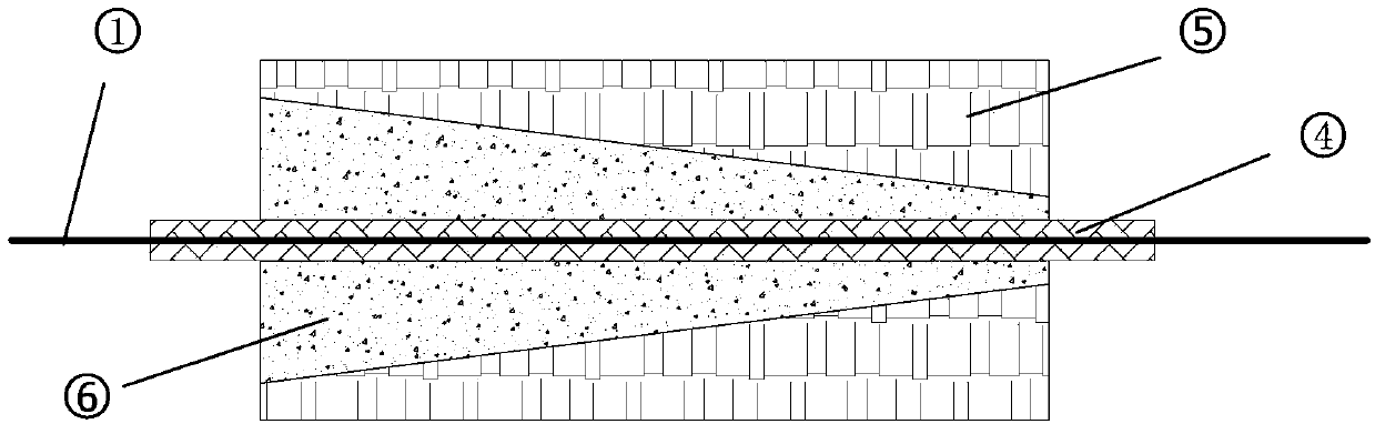 Pre-stress carbon-fiber deformed steel bar strengthening structure for refrigeration storage structure nodes and method for producing strengthening structure