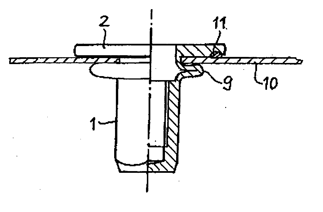 Blind rivet nut