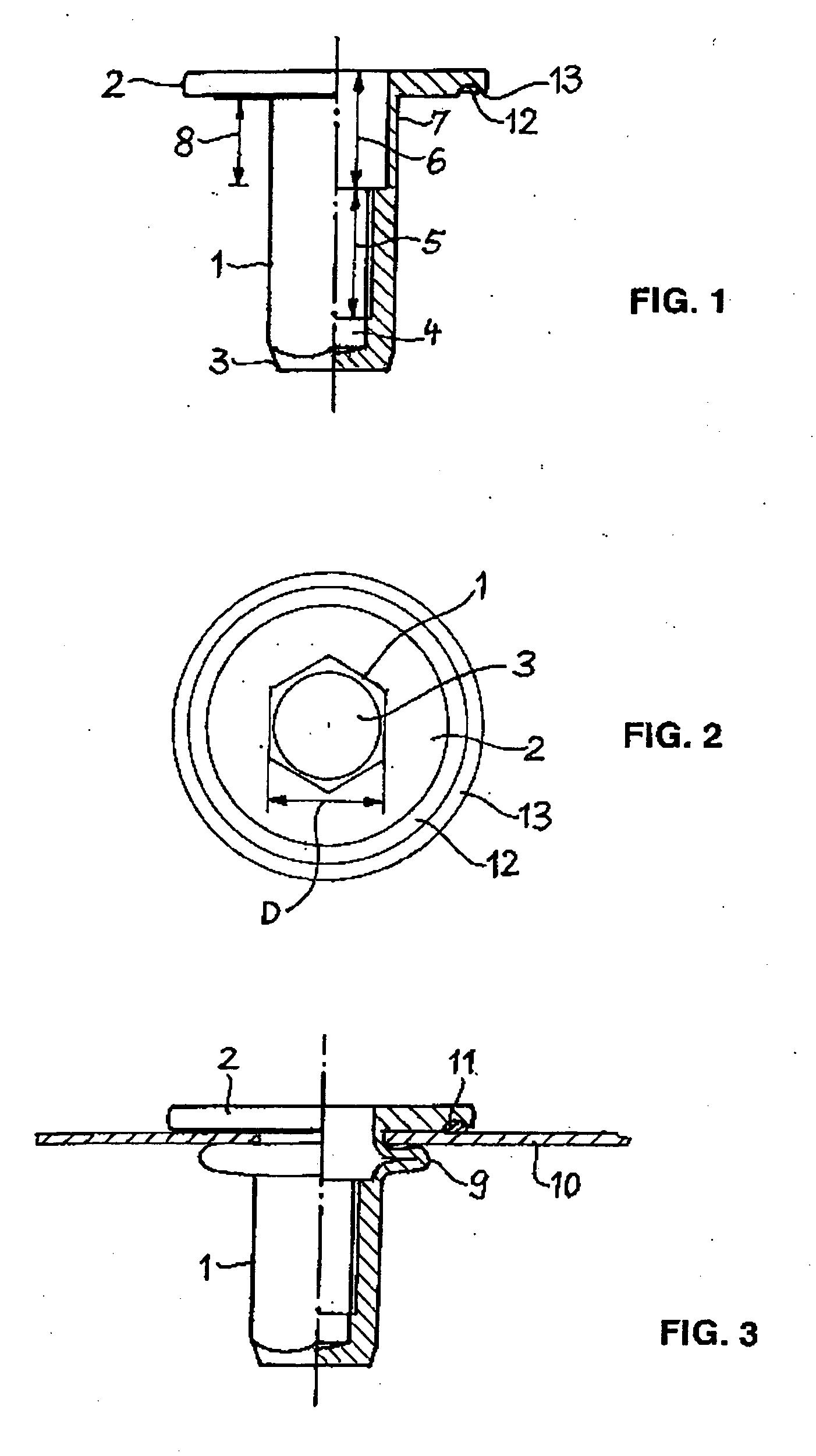 Blind rivet nut