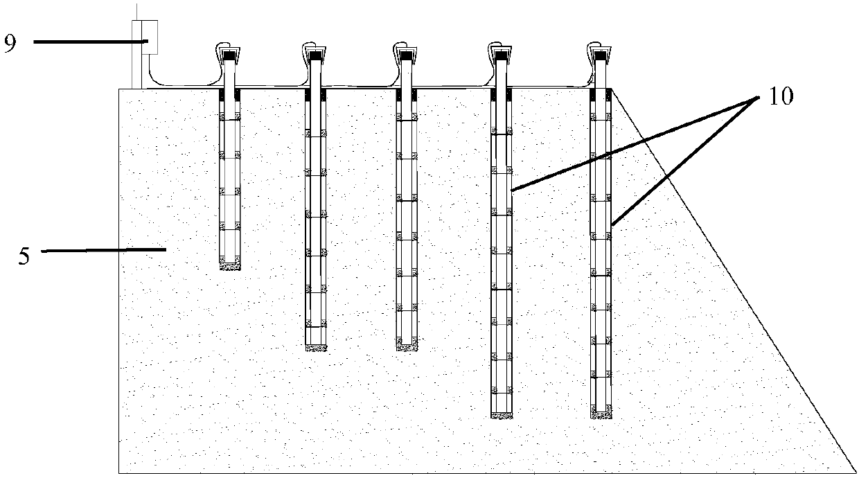 An Acoustic Emission Monitoring Method for Identifying the Slip Surface of Rock Slope