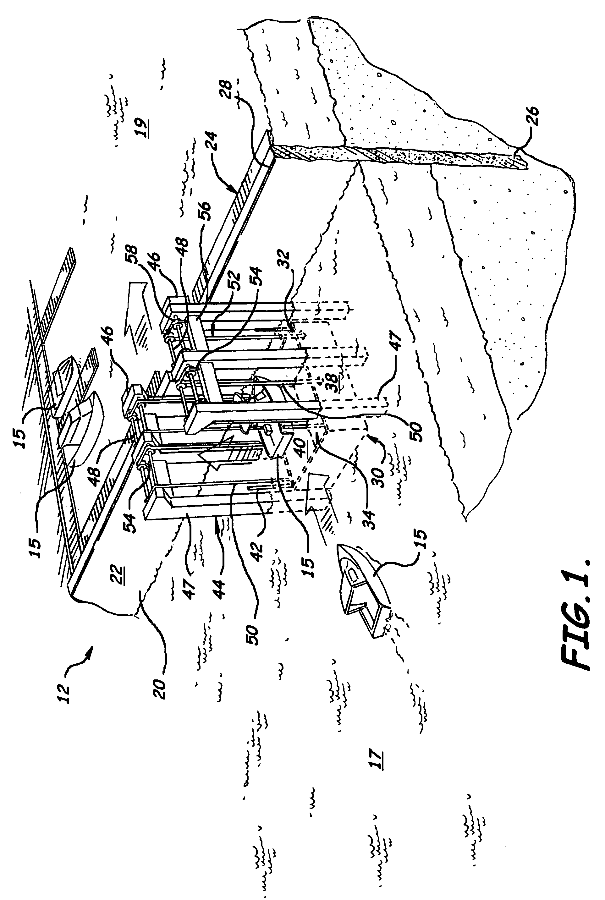 Vessel transfer system and associated methods