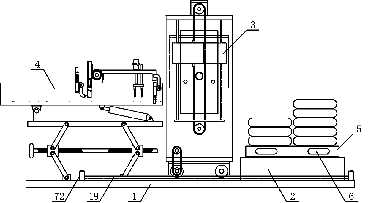 Feeding device for plastic pipe machining