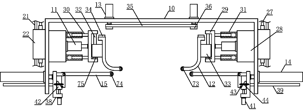 Feeding device for plastic pipe machining