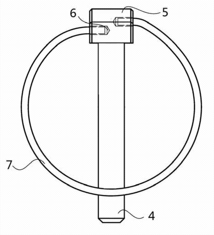 Movable combination pin