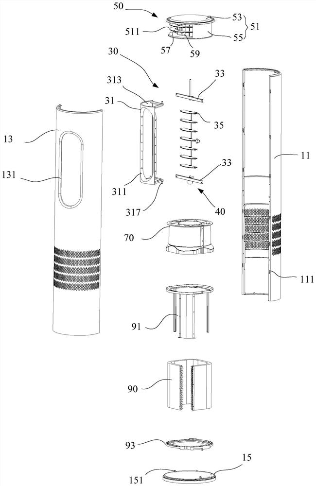 Air-conditioning cabinet and air outlet control method of air-conditioning cabinet