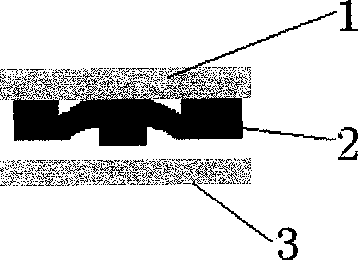 Integrated normal-closed PDMS micro-valve, preparation process thereof and micro-pump containing micro-valve