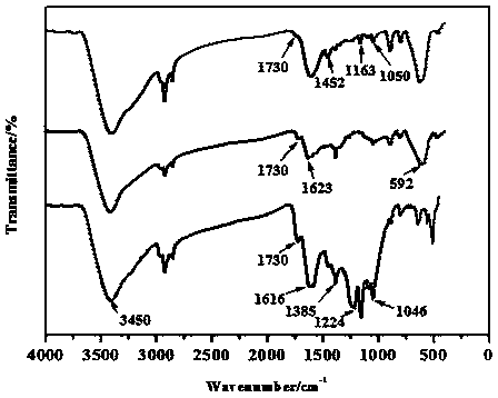 Preparation method and application of polyvinylamine functional magnetic carbon-based nano adsorbing agent